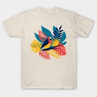 multi colored Gouldian finch bird T-Shirt